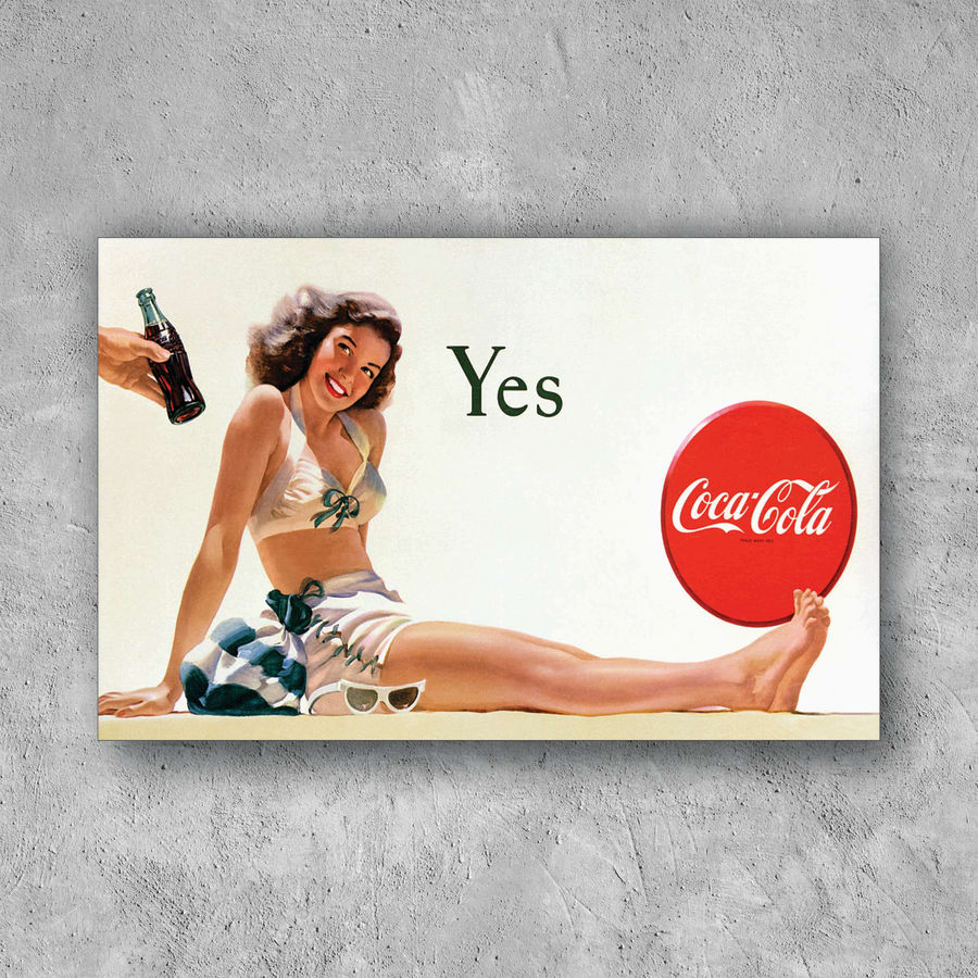 POSTER COCA-COLA YES