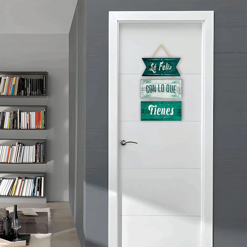 DECO PUERTA SE FELIZ