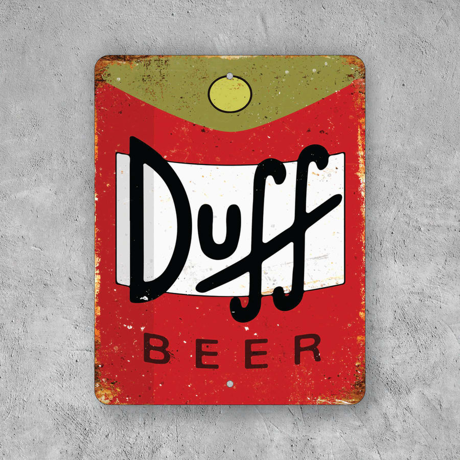 PLACA DUFF BEER