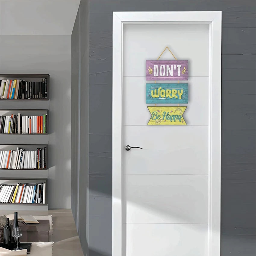DECO PUERTA DONT WORRY