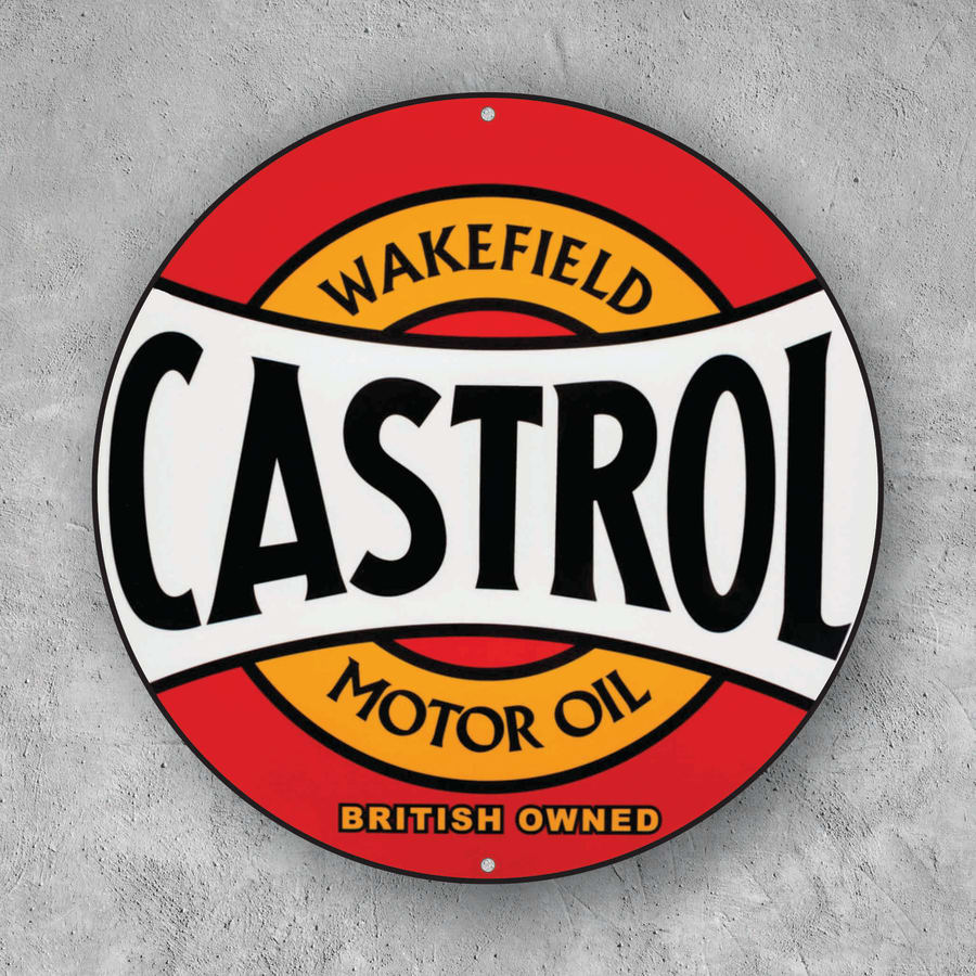 PLACA CIRCULAR CASTROL