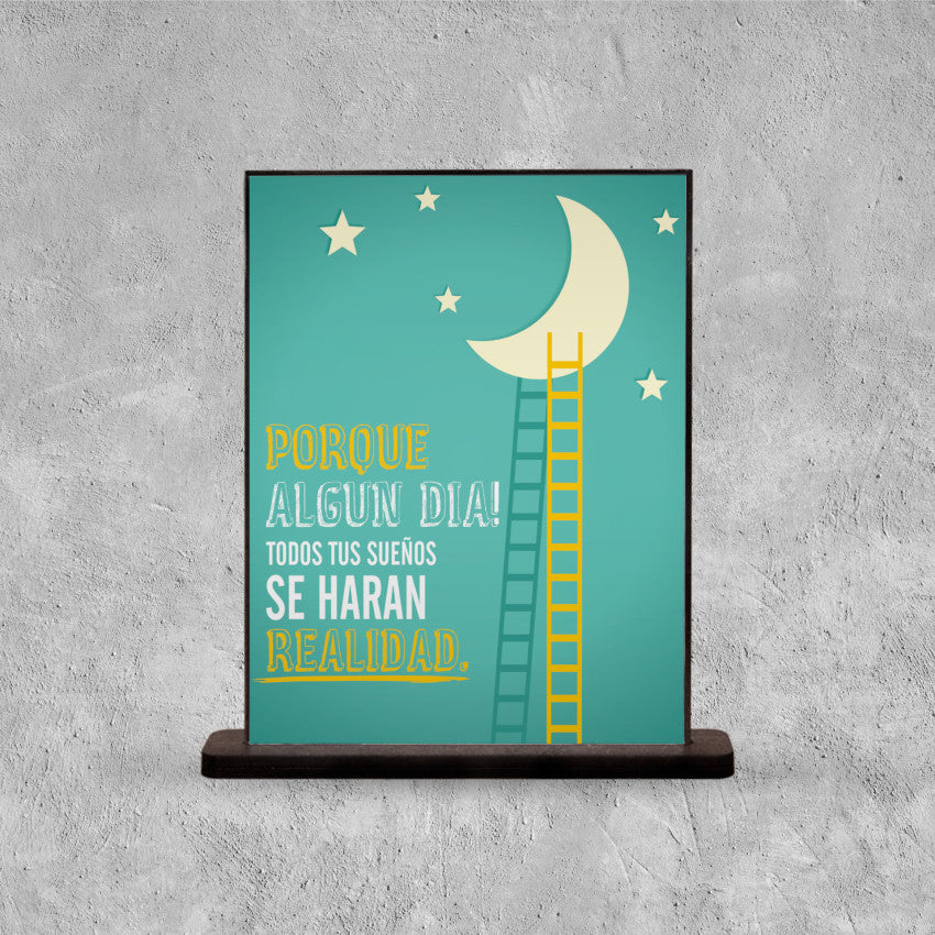 DECO POSTER PORQUE ALGUN DÍA
