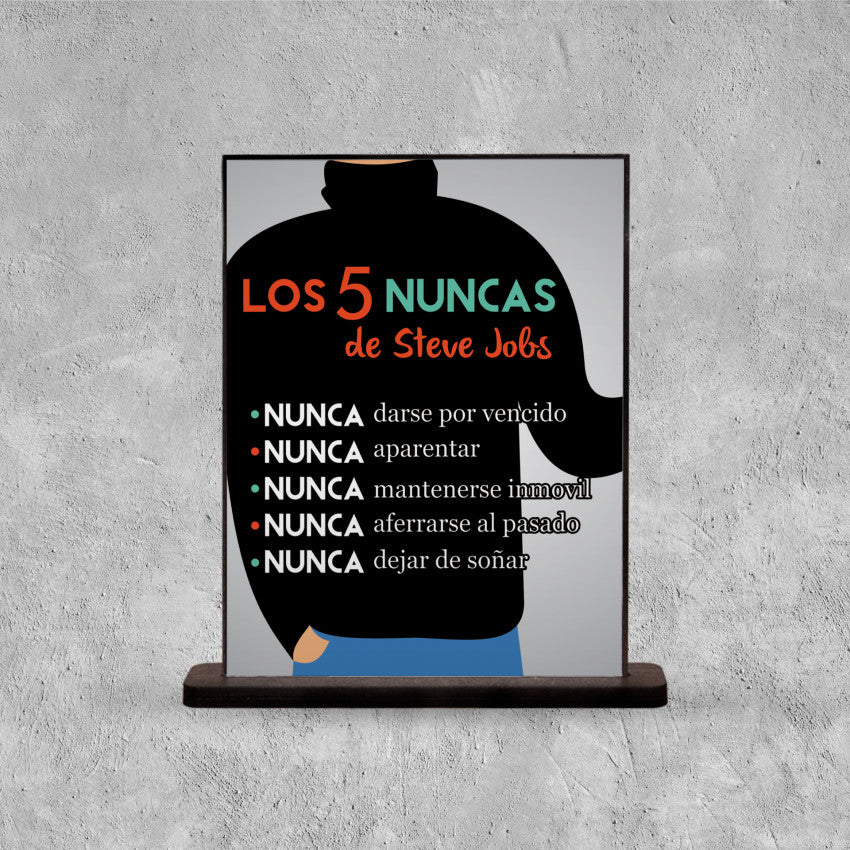 DECO POSTER LOS 5 NUNCA