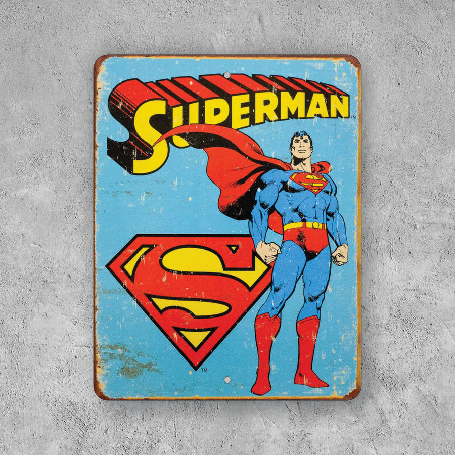 PLACA SUPERMAN