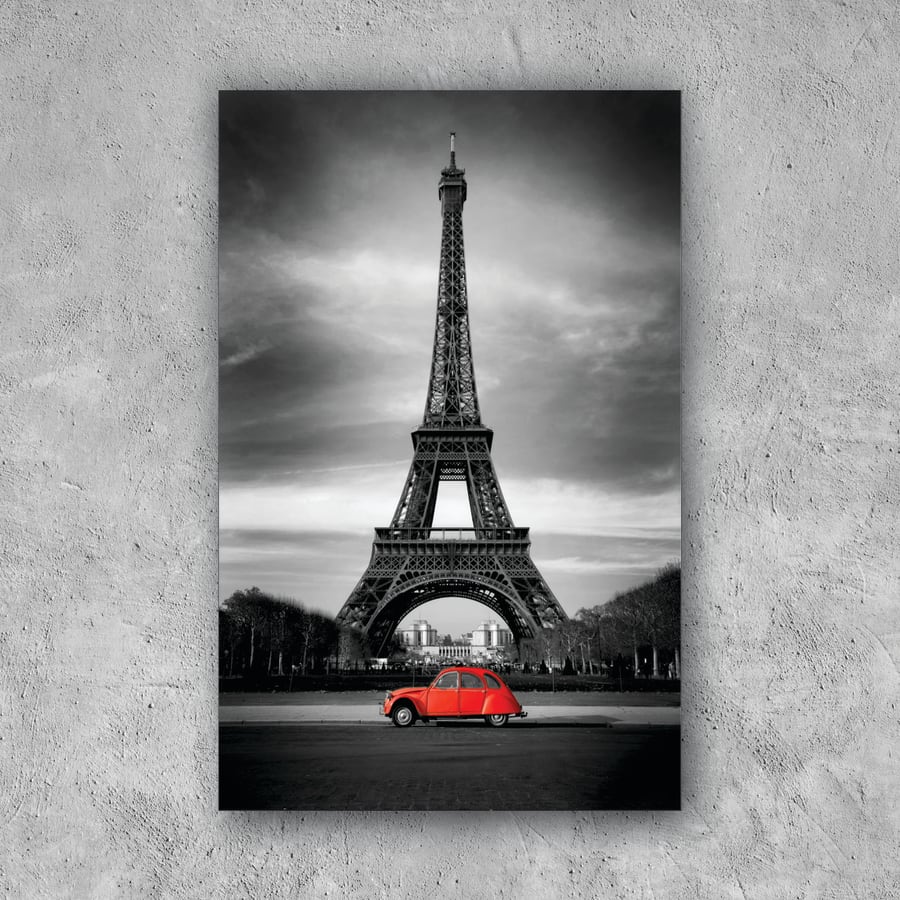 POSTER TORRE EIFFEL RED