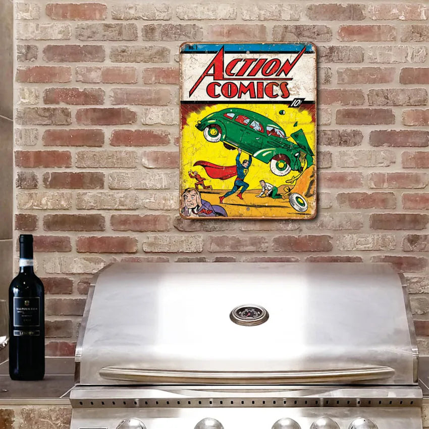 PLACA ACTION COMICS DC