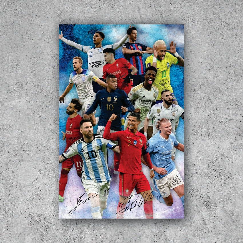 POSTER ESTRELLAS DEL FUTBOL