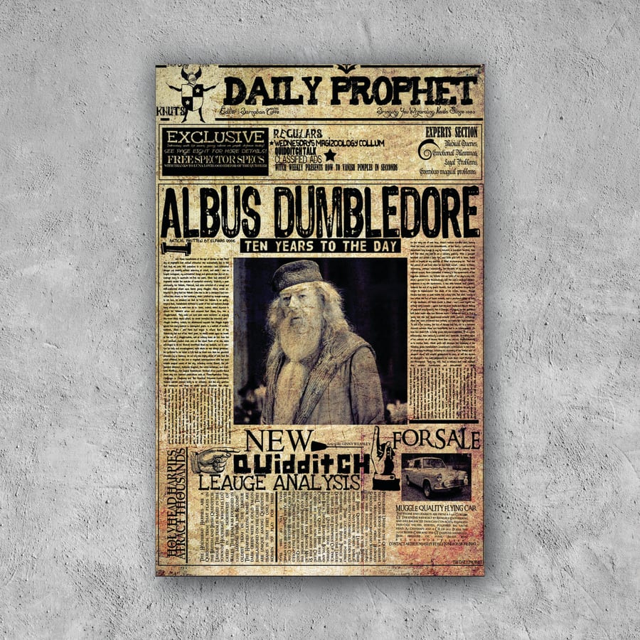 POSTER HARRY POTTER DUMBLEDORE