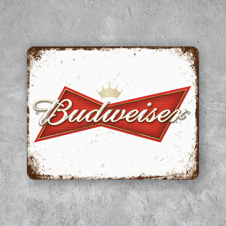 PLACA BUDWEISER BEER