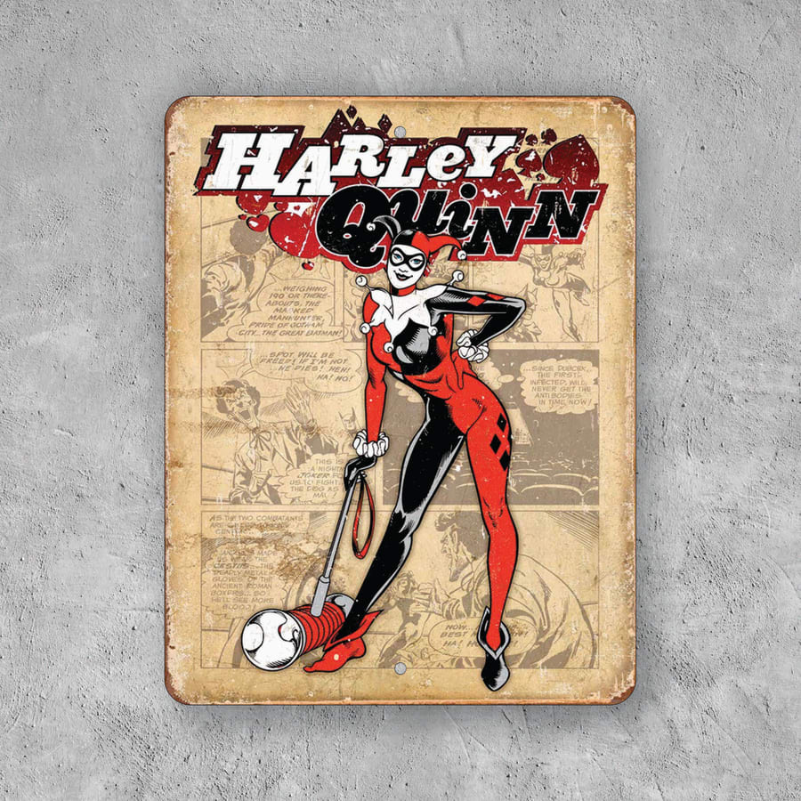PLACA HARLEY QUINN DC COMICS