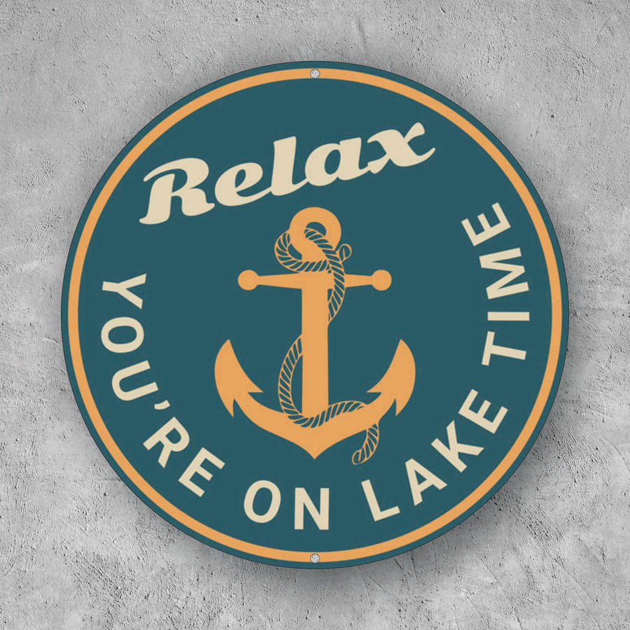 PLACA CIRCULAR RELAX