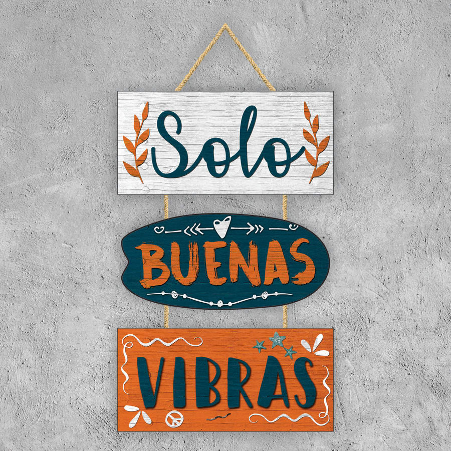 DECO PUERTA BUENAS VIBRAS