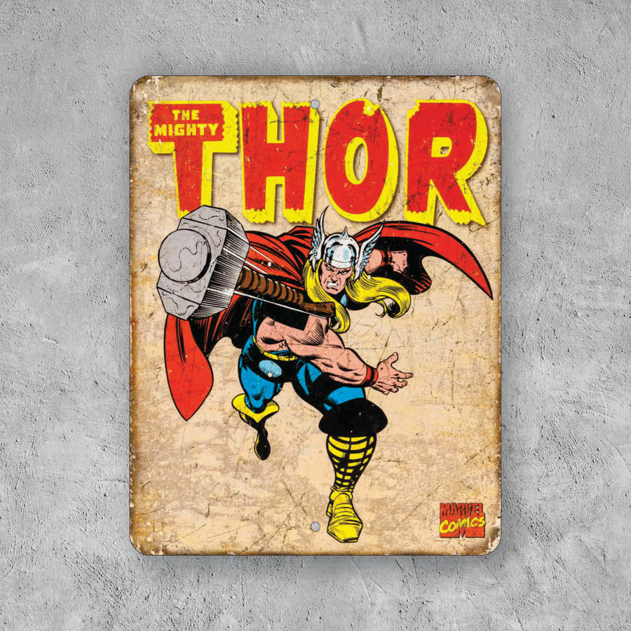 PLACA THOR CLASSIC MARVEL COMICS