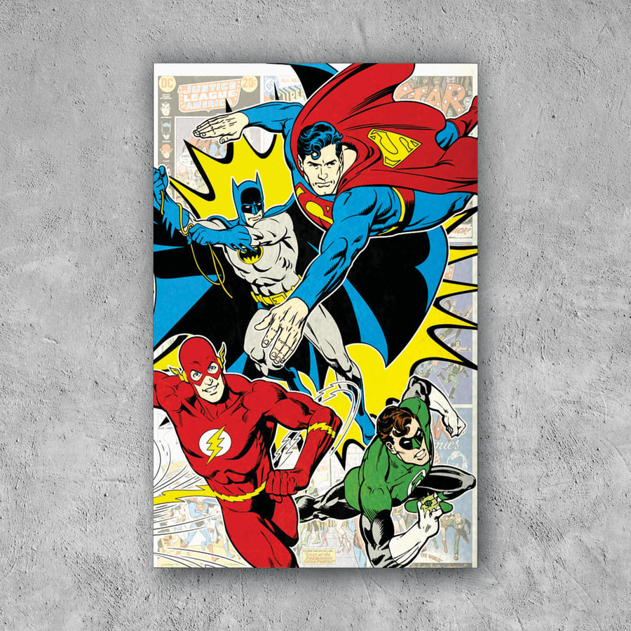 POSTER LIGA DE LA JUSTICIA