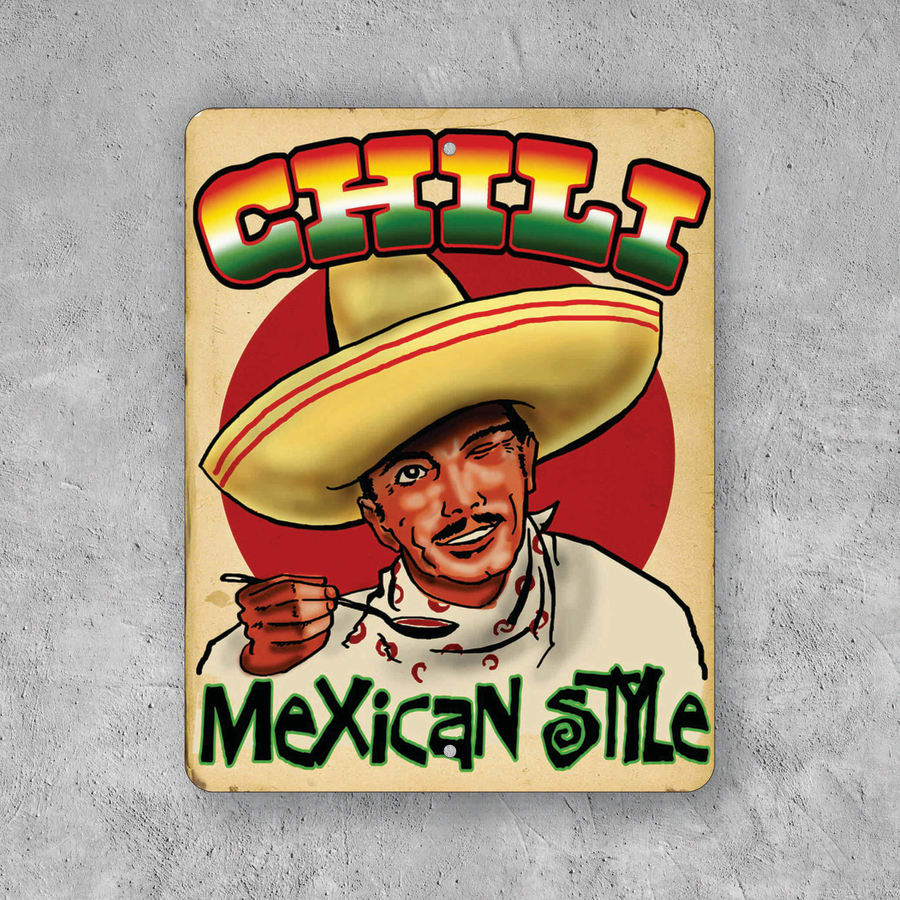 PLACA CHILI MEXICAN STYLE