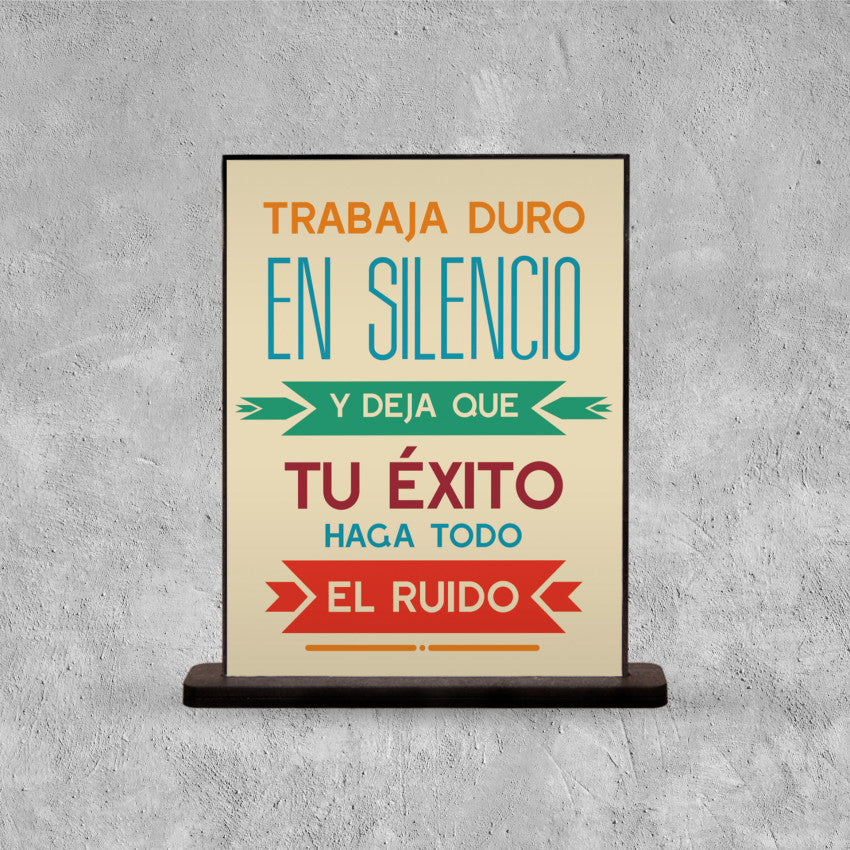 DECO POSTER TRABAJA DURO