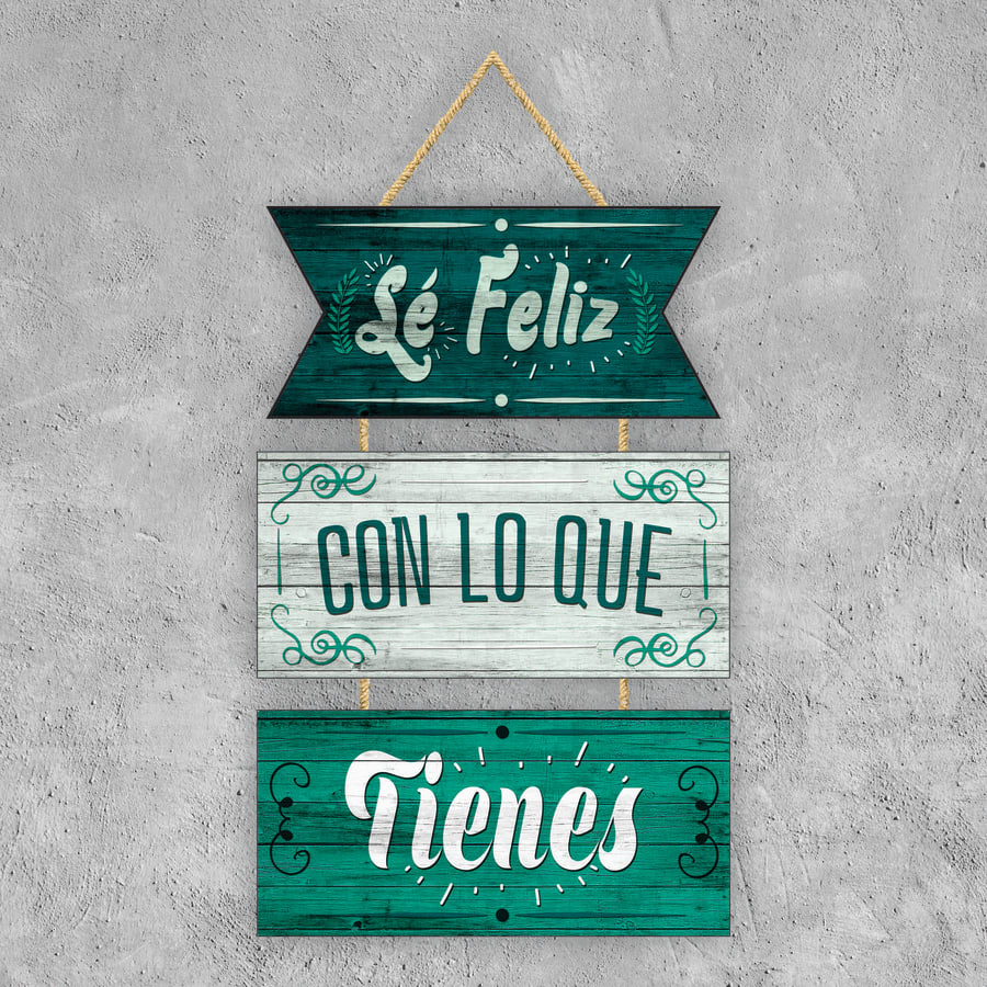 DECO PUERTA SE FELIZ