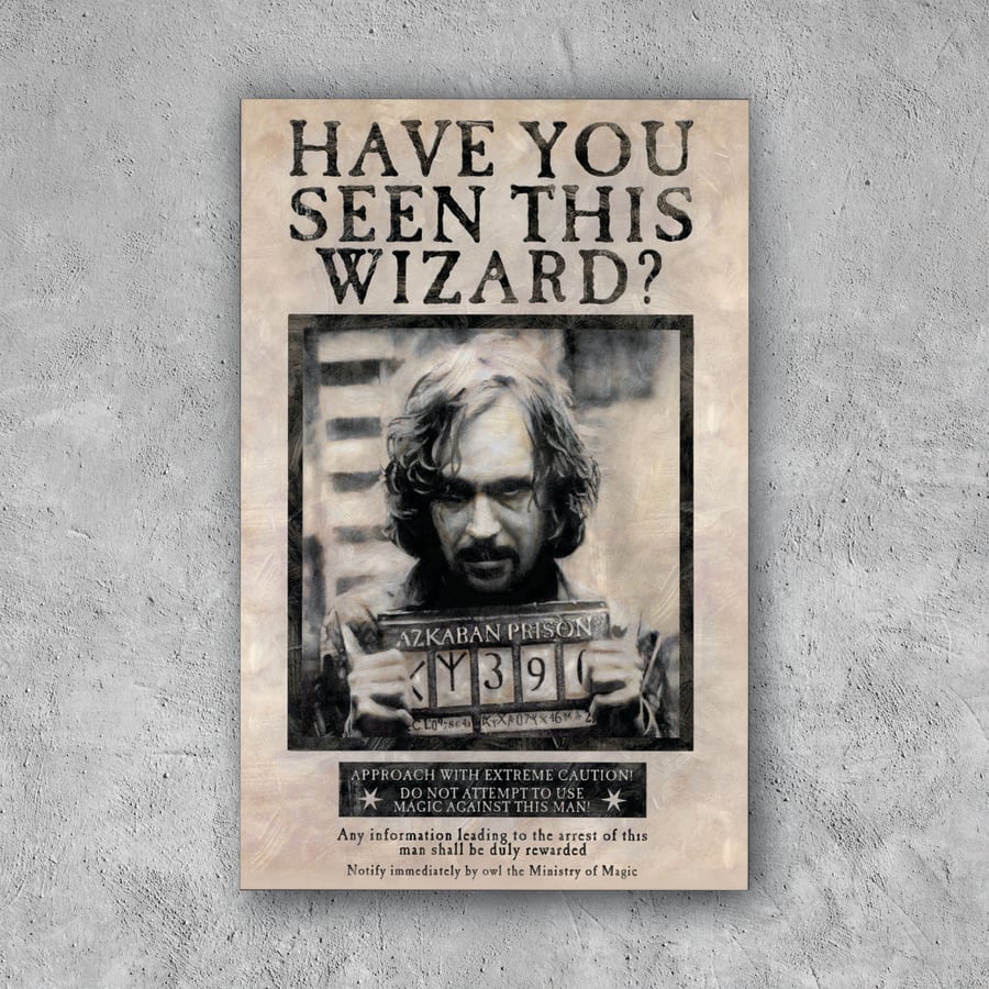 POSTER HARRY POTTER SIRIUS BLACK