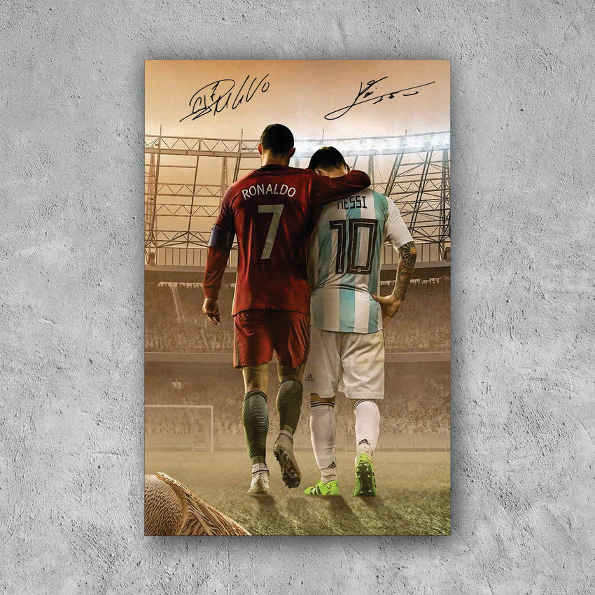 POSTER CRISTIANO Y MESSI