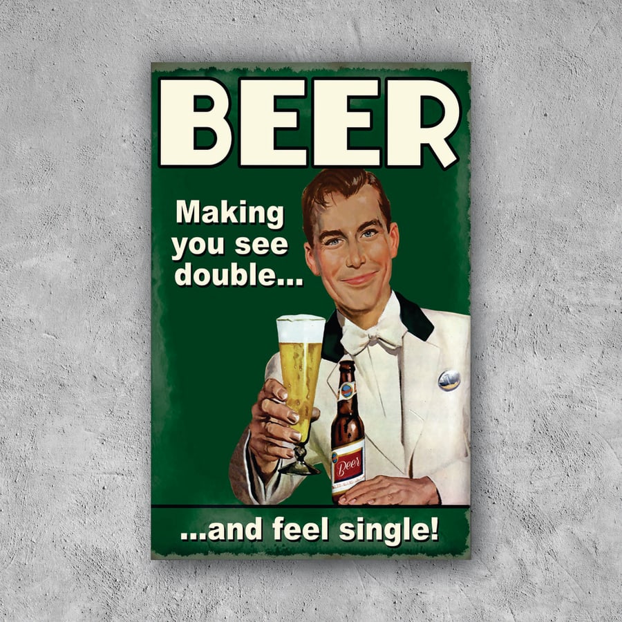 POSTER BEER GENTLEMAN
