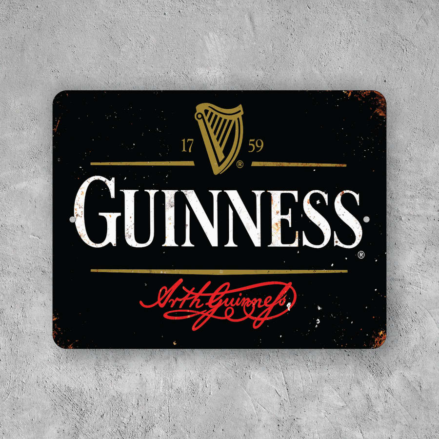 PLACA GUINNESS BEER