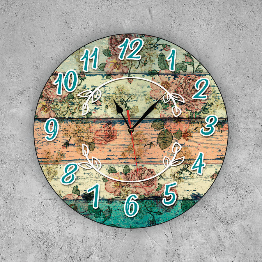 RELOJ FLOWERS VINTAGE