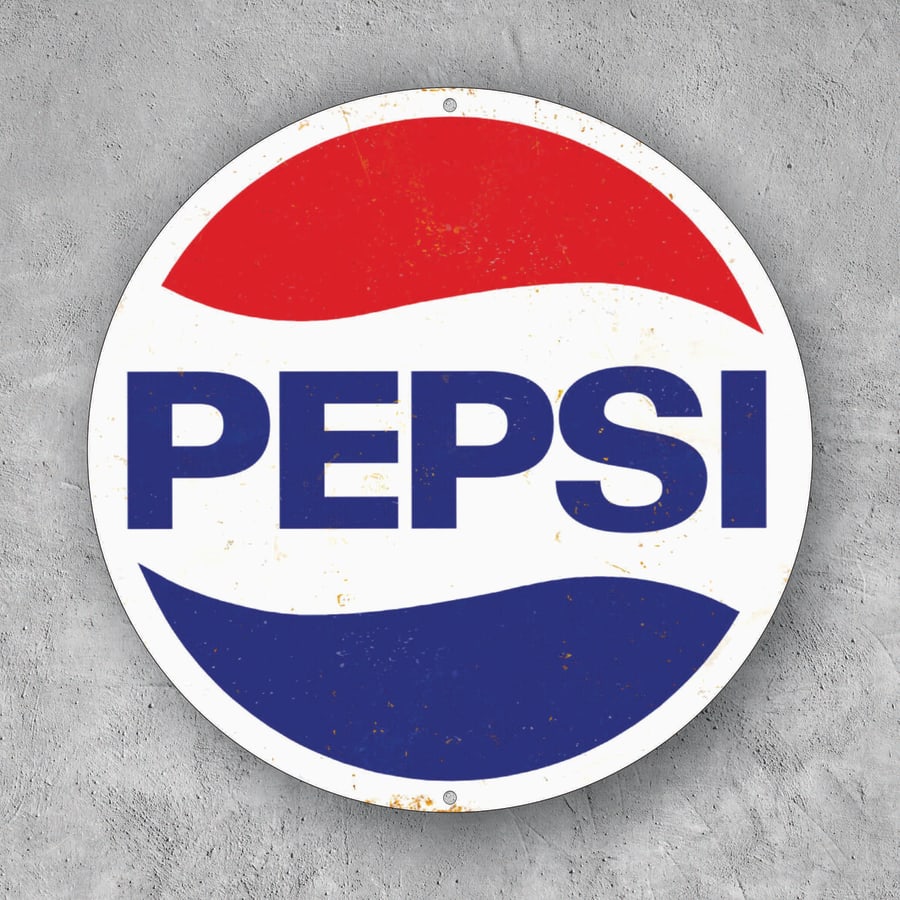 PLACA CIRCULAR PEPSI CLASSIC