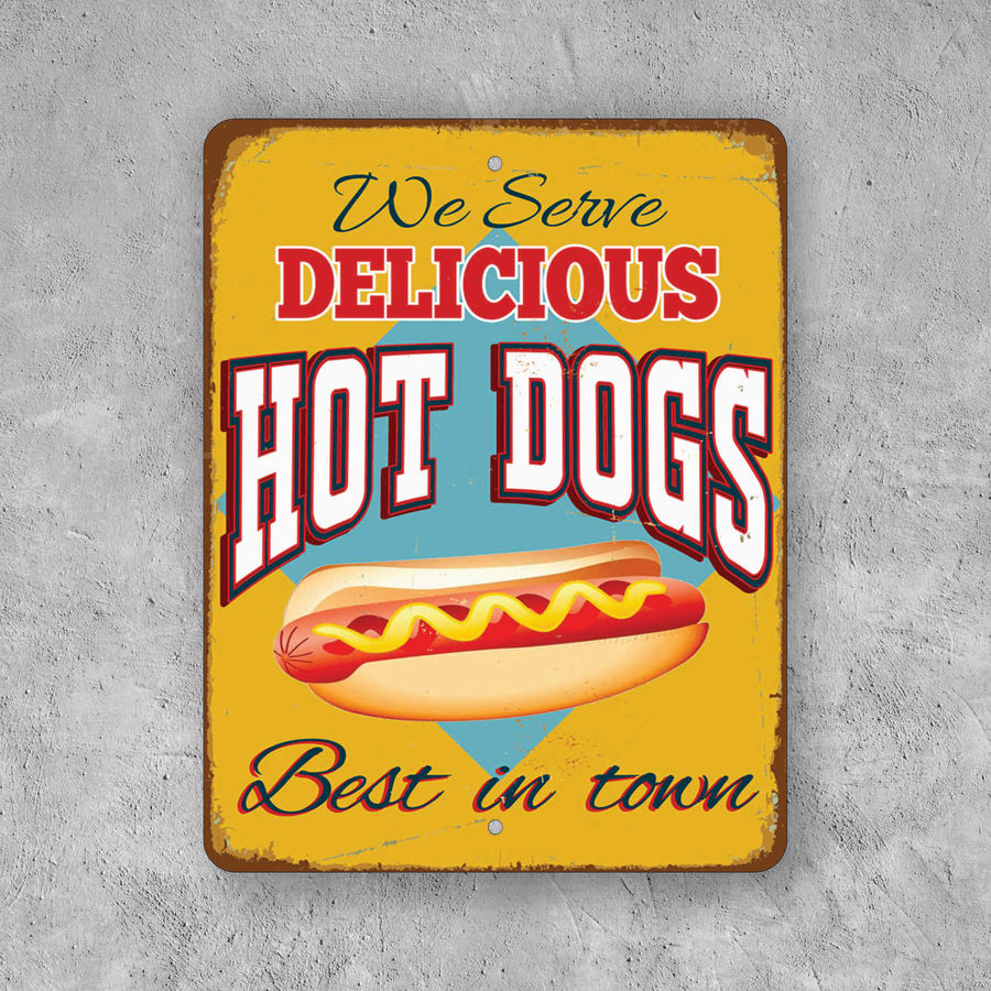 PLACA HOT-DOGS