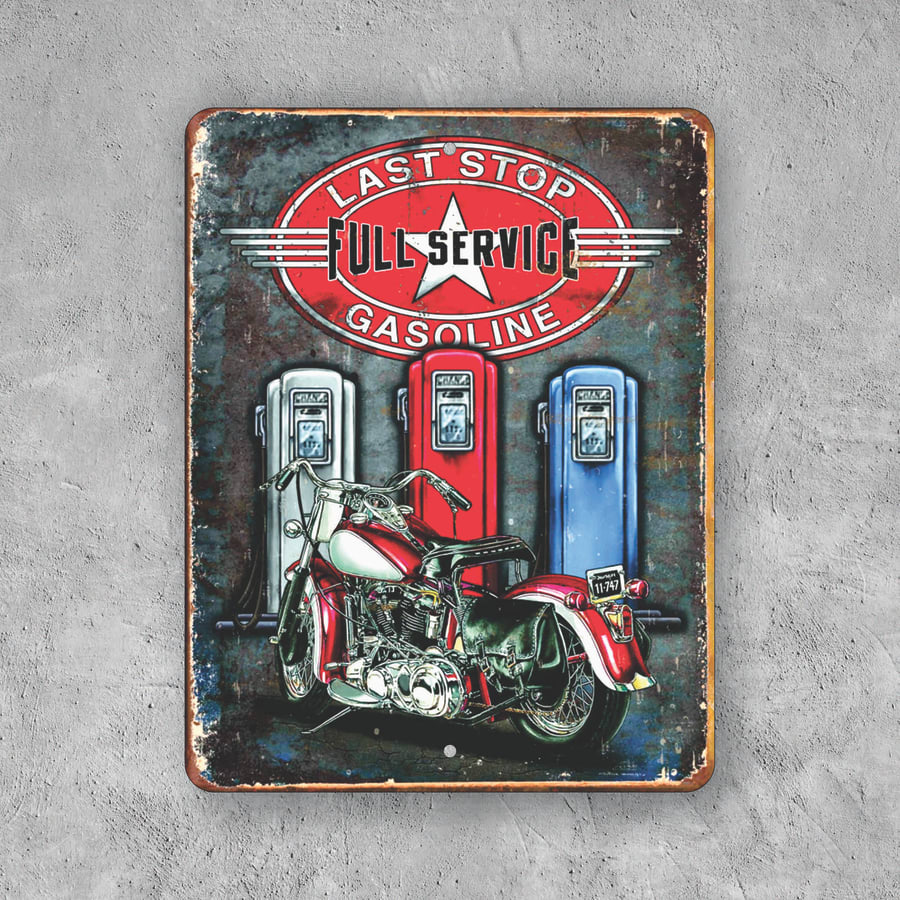 PLACA FULL SERVICE GASOLINE