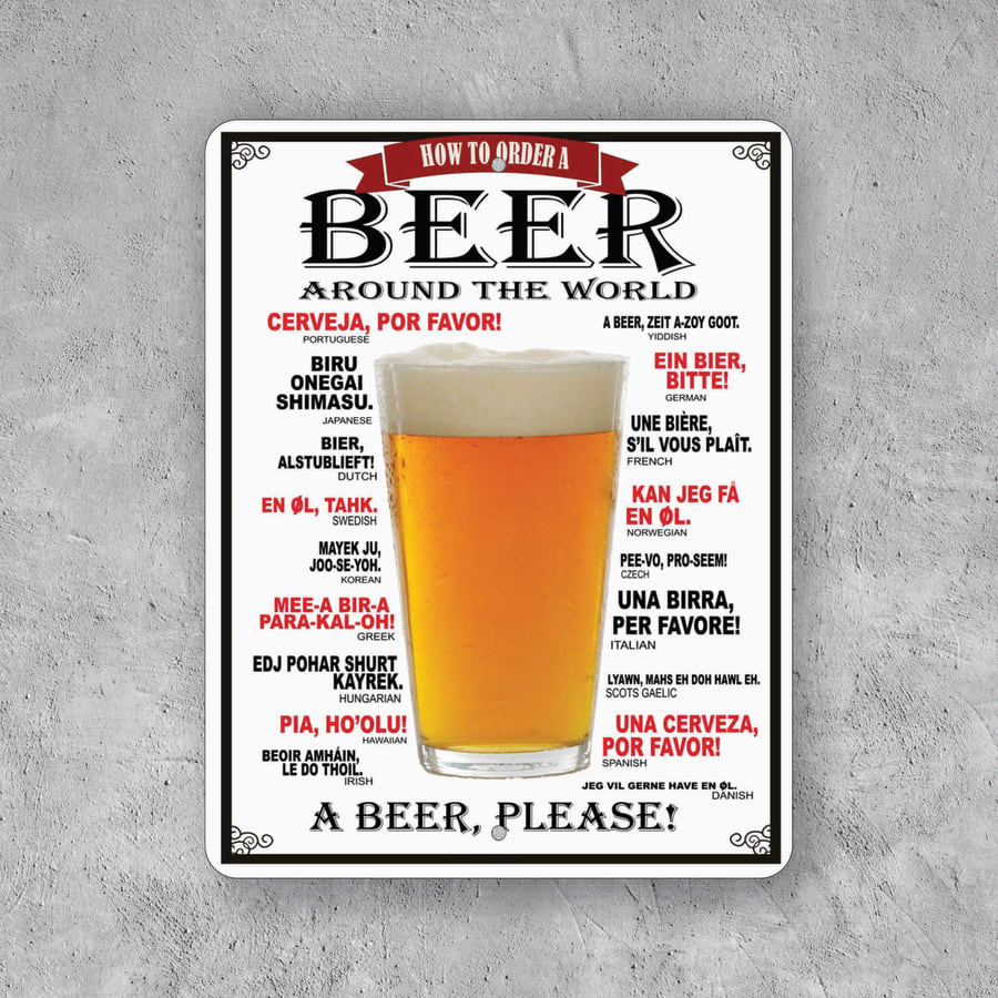 PLACA BEER AROUND THE WORLD