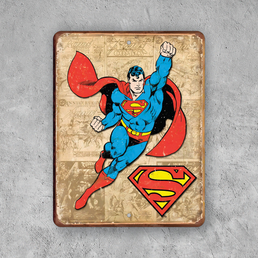 PLACA SUPERMAN ACTION COMICS