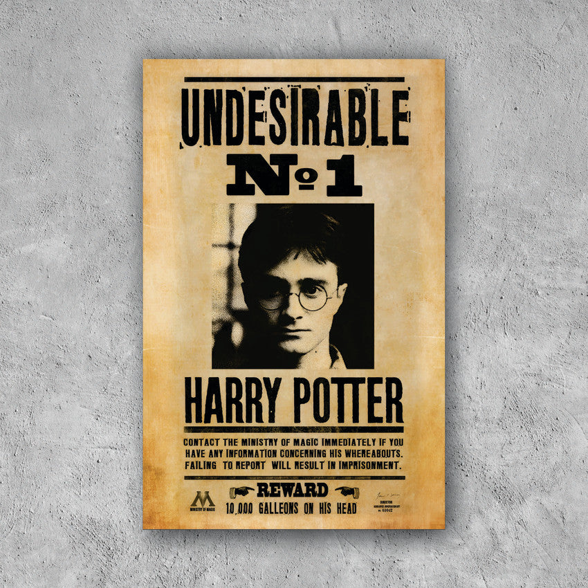 POSTER HARRY POTTER UNDESIRABLE