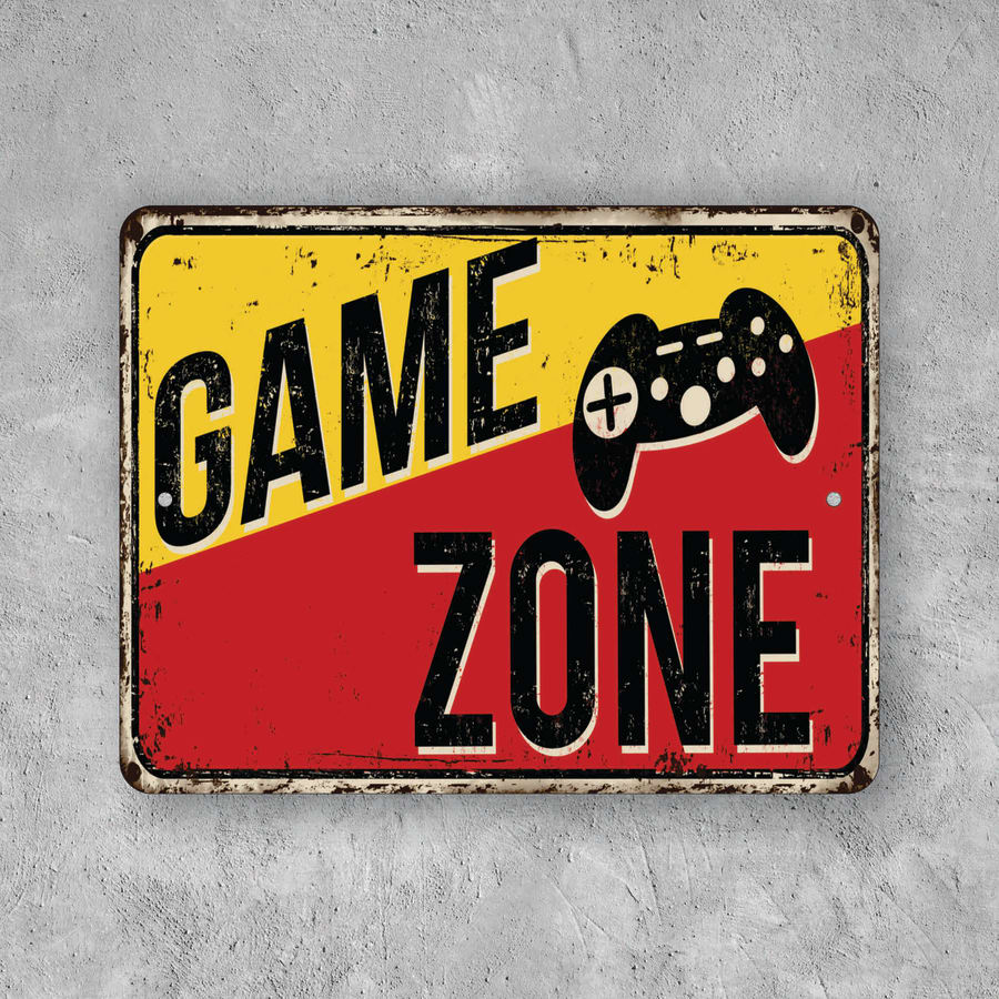 PLACA GAME ZONE