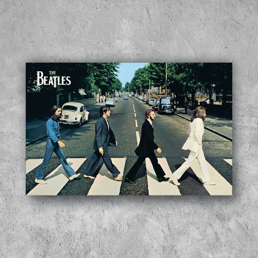 POSTER THE BEATLES ABBEY ROAD
