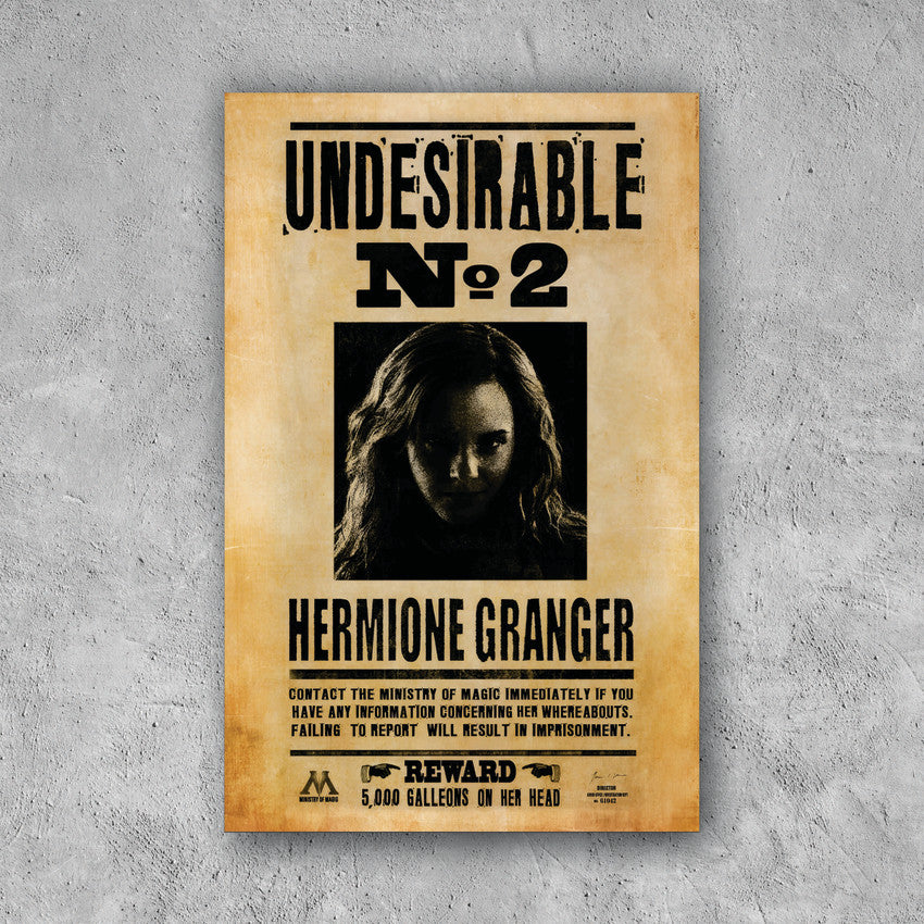 POSTER HARRY POTTER UNDESIRABLE 2