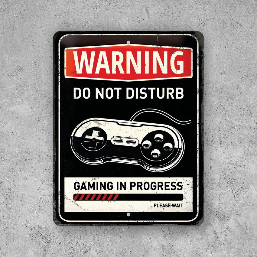 PLACA WARNING GAMING