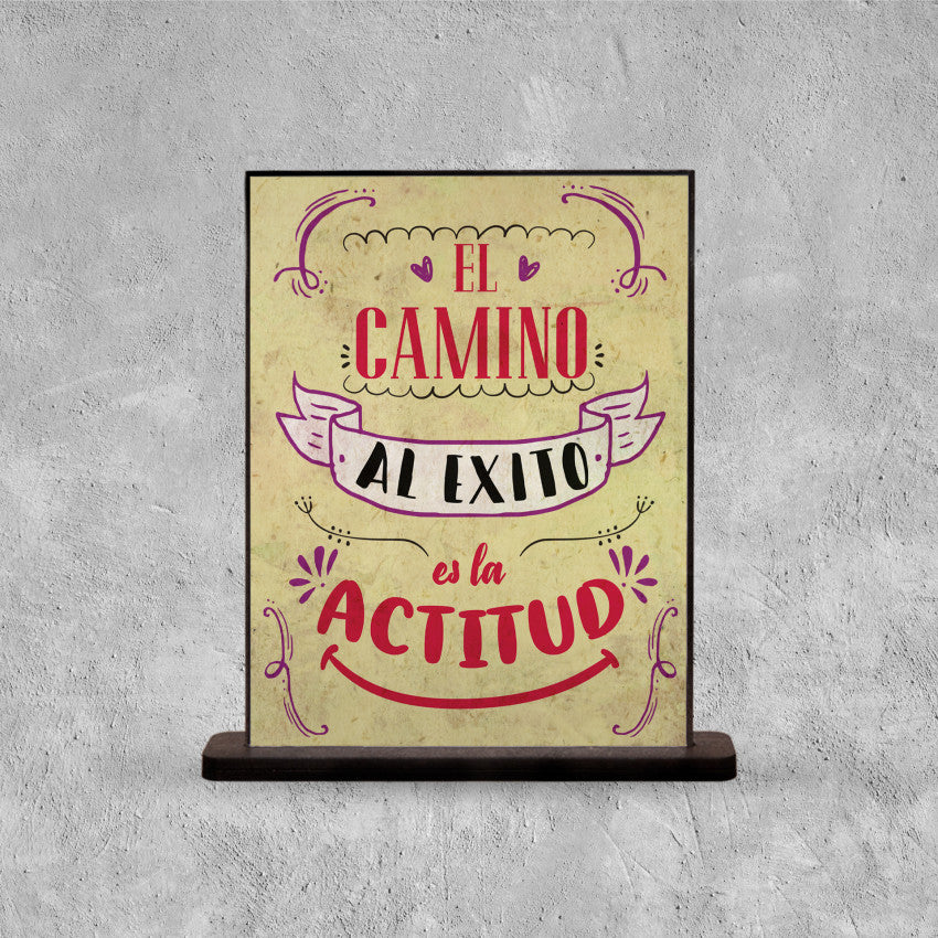 DECO POSTER EL CAMINO AL
