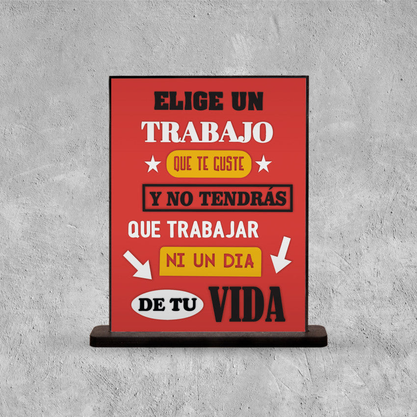 DECO POSTER ELIGE UN TRABAJO