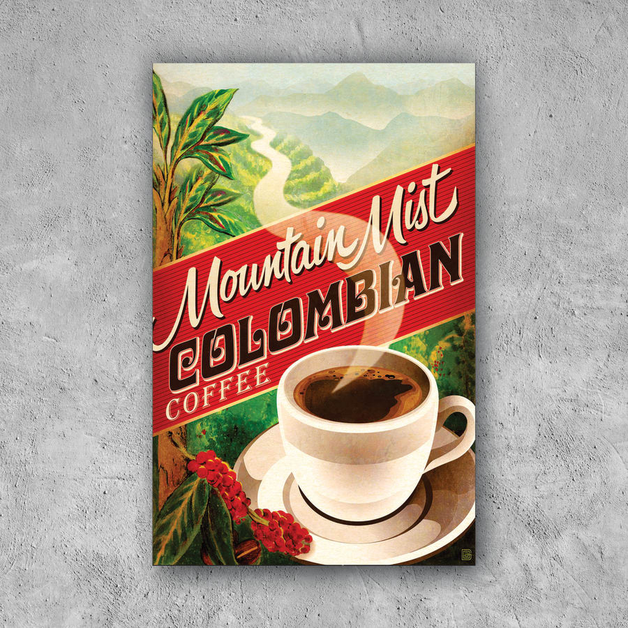 POSTER COLOMBIAN COFFEE