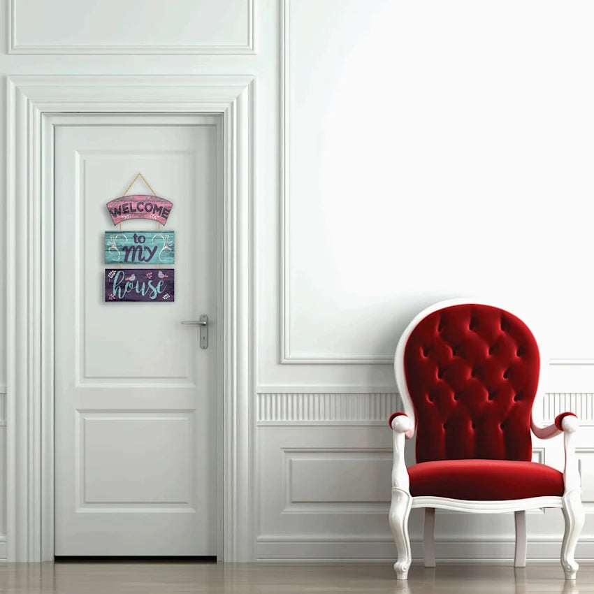 DECO PUERTA WELCOME HOUSE