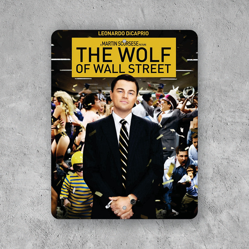 PLACA EL LOBO DE WALL STREET