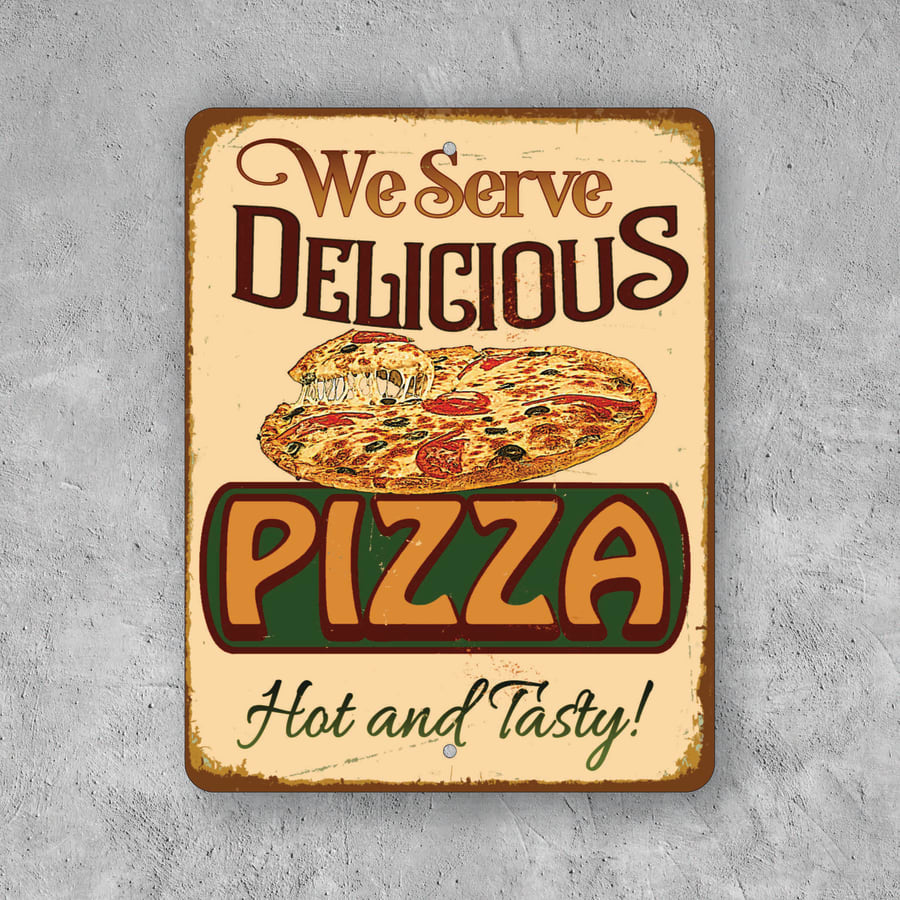 PLACA HOT TASTY PIZZA