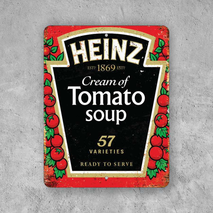 PLACA HEINZ TOMATO SOUP