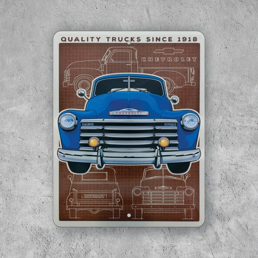 PLACA CHEVROLET PICKUP 1918