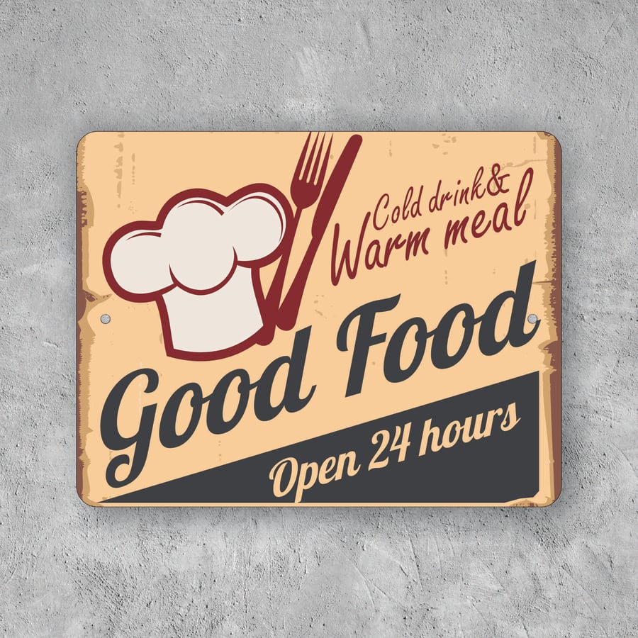 PLACA GOOD FOOD