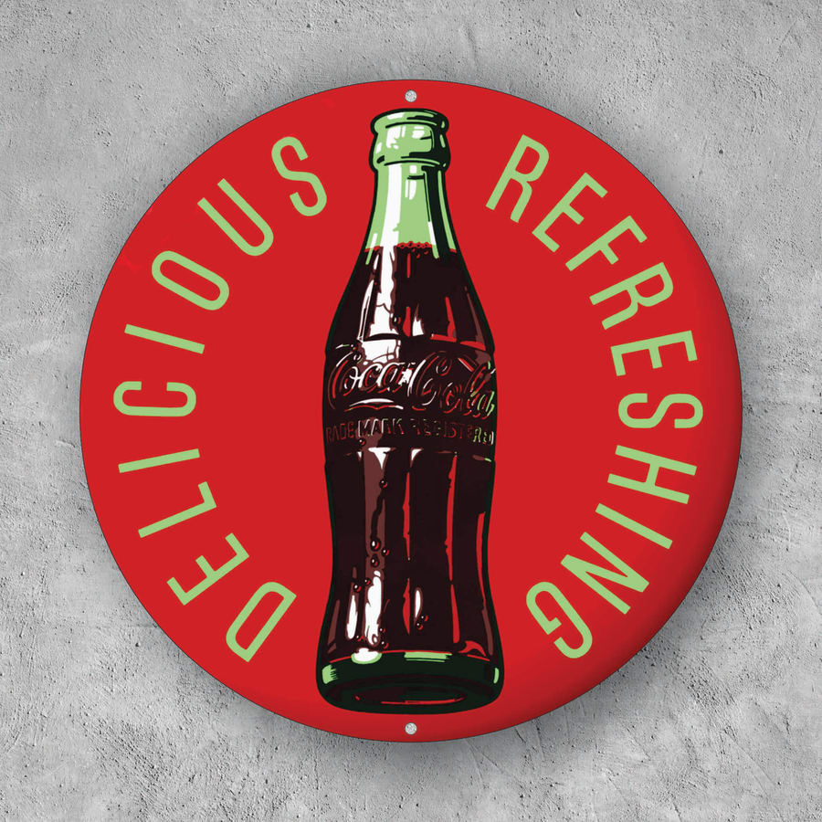 PLACA CIRCULAR DELICIOUS REFRESHING