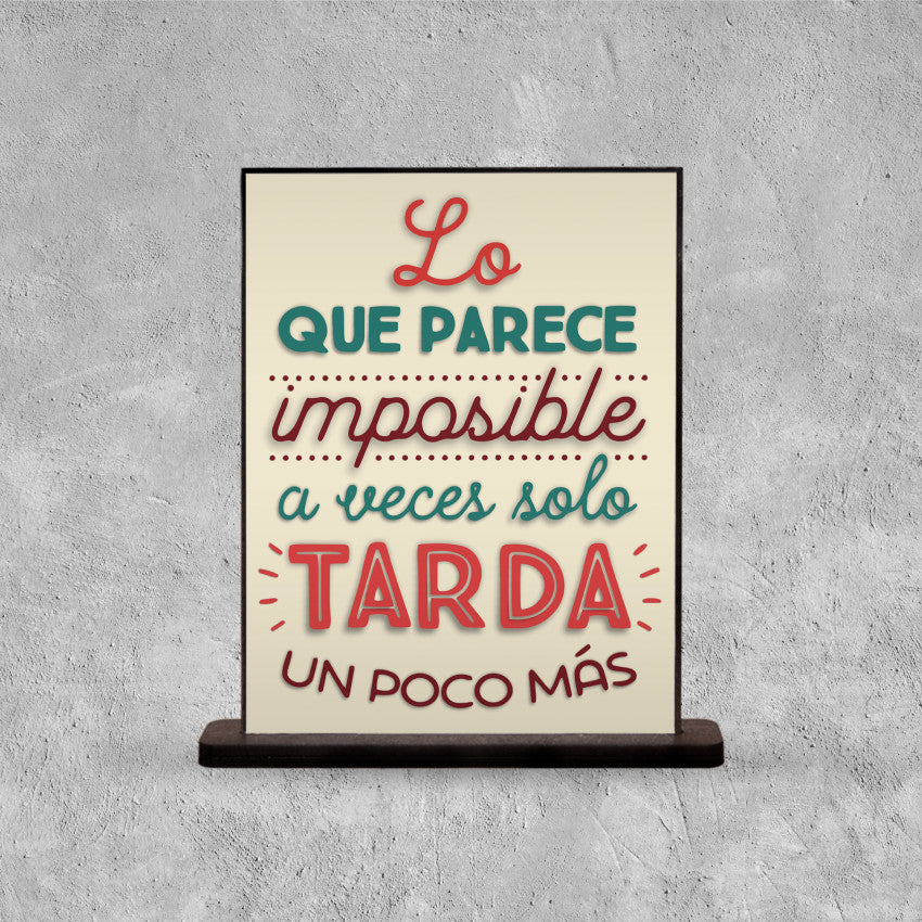 DECO POSTER LO QUE PARECE