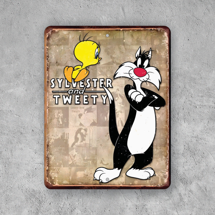 PLACA SILVESTRE Y PIOLIN