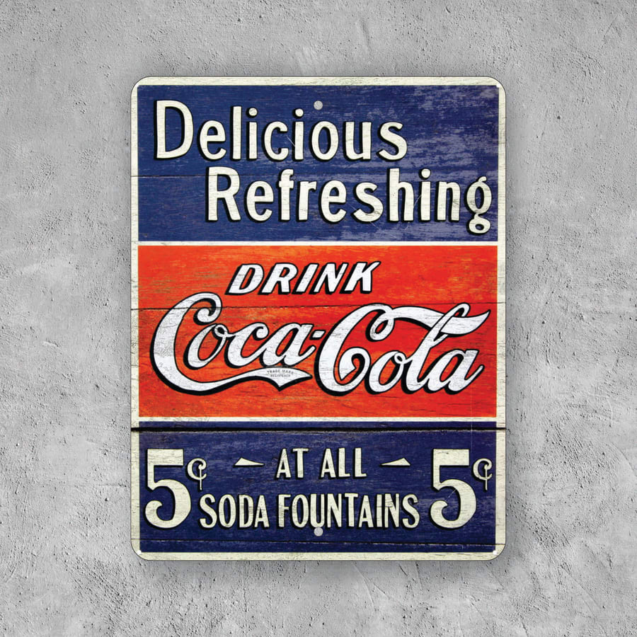 PLACA DRINK COCA-COLA