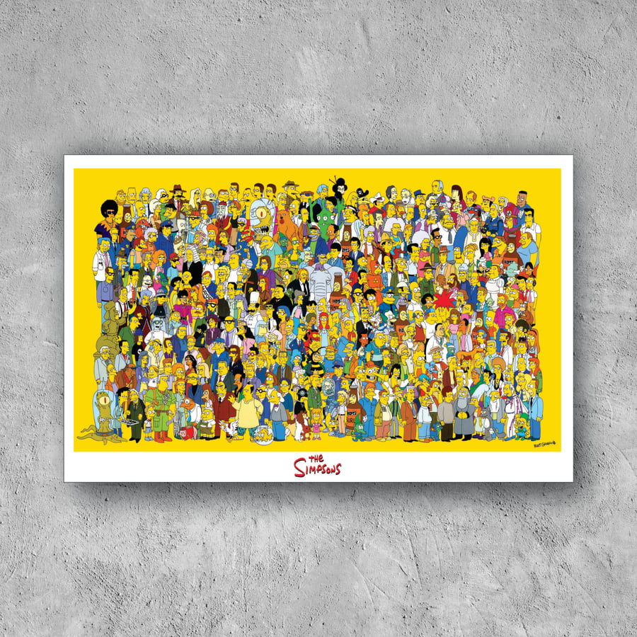 POSTER THE SIMPSONS FOLKS